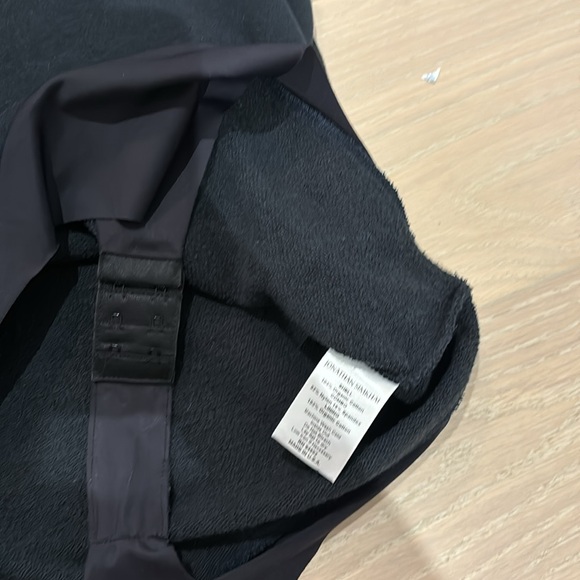 Jonathan Simkhai Channing Terry Shoulder Pad Sweatshirt Bodysuit - Picture 4 of 4